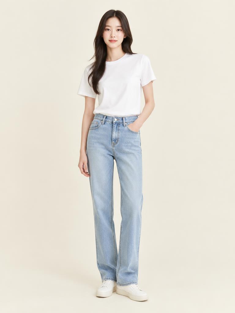 Everyday Denim in Light Wash